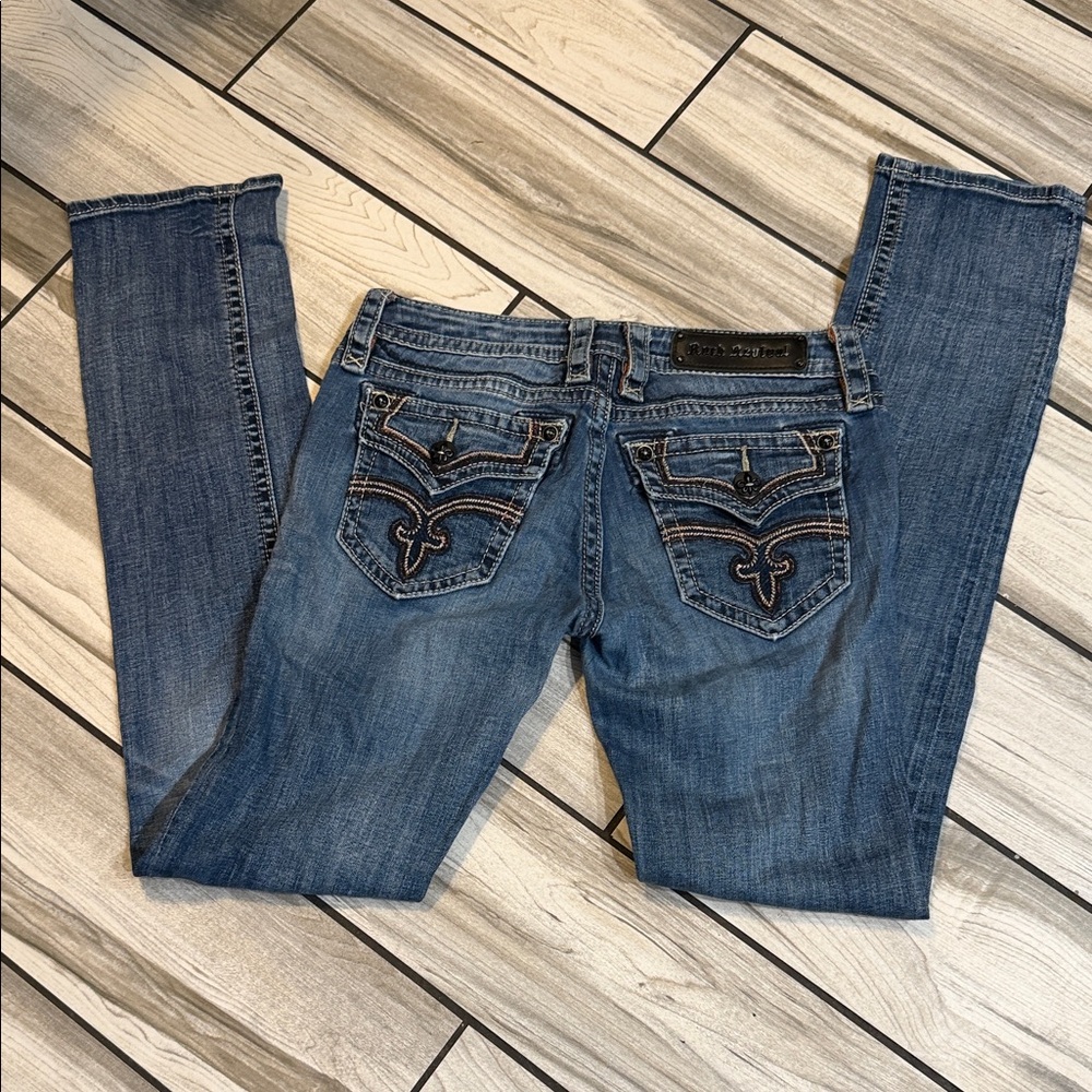 Rock Revival Straight Leg Blue Jeans
